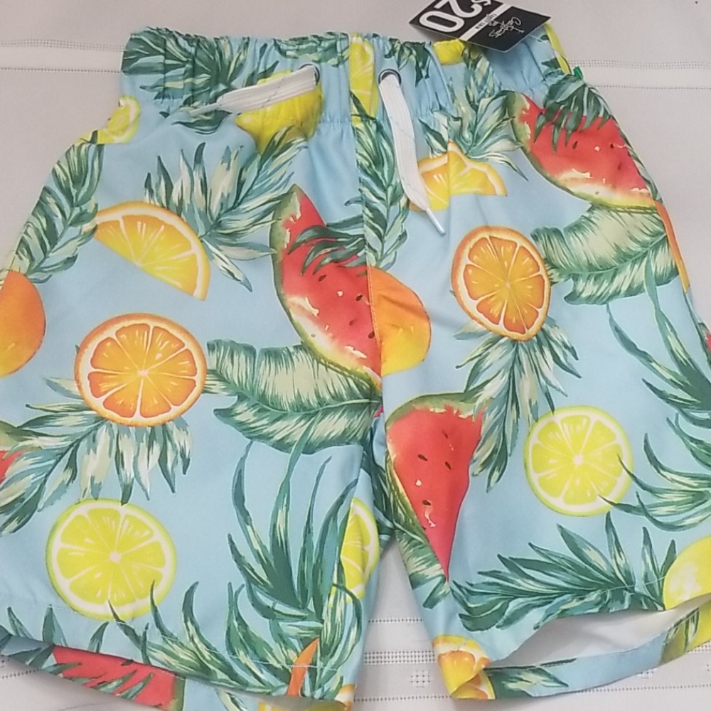City Streets Boy's Swim Trunks - Fruit Punch